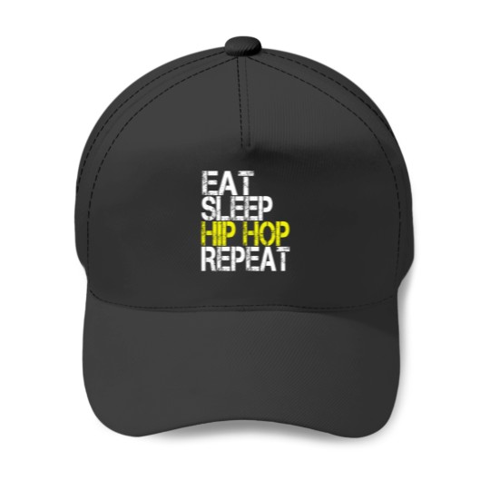 Discover Eat Sleep Hip Hop Repeat Grunge Baseball Caps