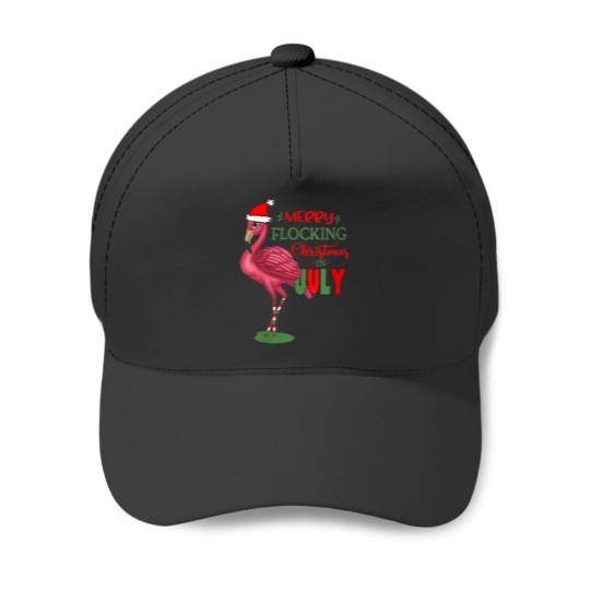 Discover Womens Merry Flocking Christmas In July VNeck Baseball Caps