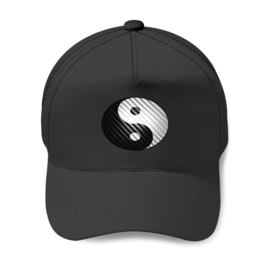 Discover 3D Carbon Fiber Yin Yang Baseball Caps