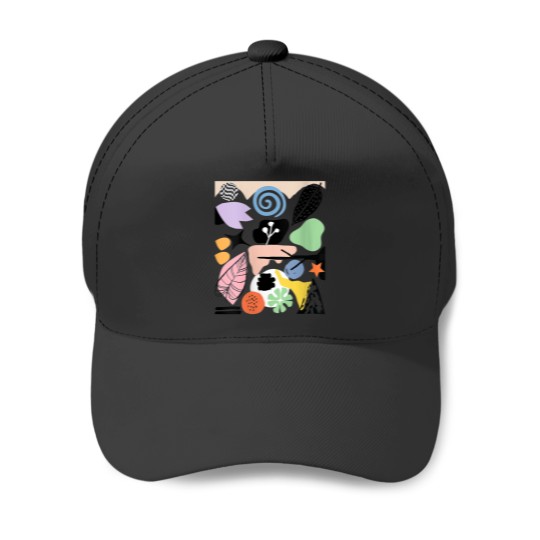 Discover Womens Lover of Abstract ART Minimal Colorful De Baseball Caps
