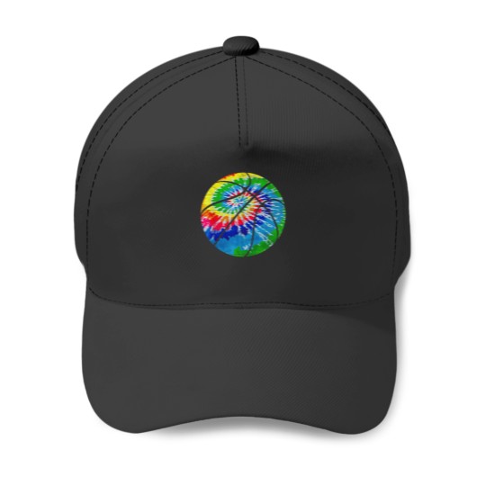 Discover Basketball Tie Dye Shirt Rainbow Trippy Hippy Hi Baseball Caps