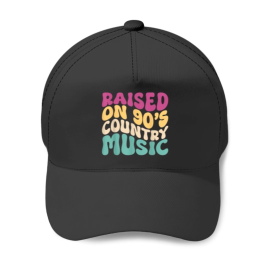 Discover Raised On 90s Country Music Concert Men Women Gr Baseball Caps
