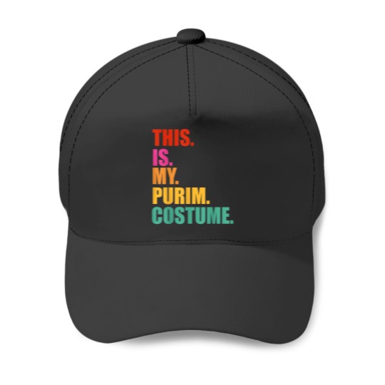 Discover This is my Purim Costume funny Jewish Baseball Caps