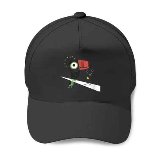 Discover Womens Mid Century Modern Toucan Tiki VNeck Baseball Caps