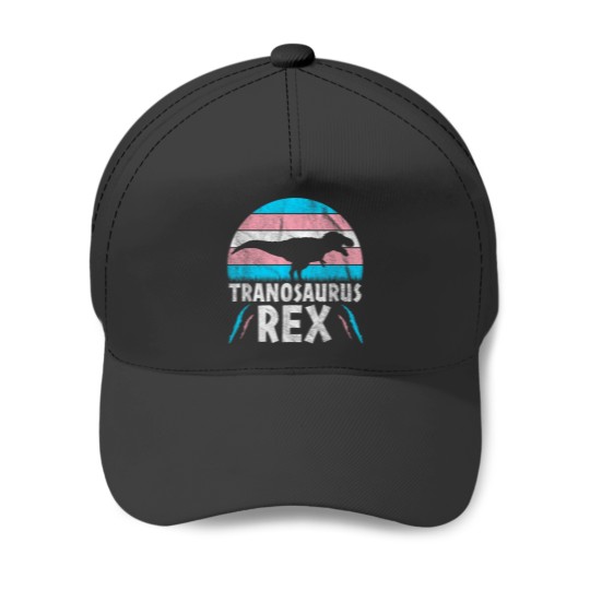 Discover Tranosaurus TRex Gay Transexual Trans Flag Pride Baseball Caps