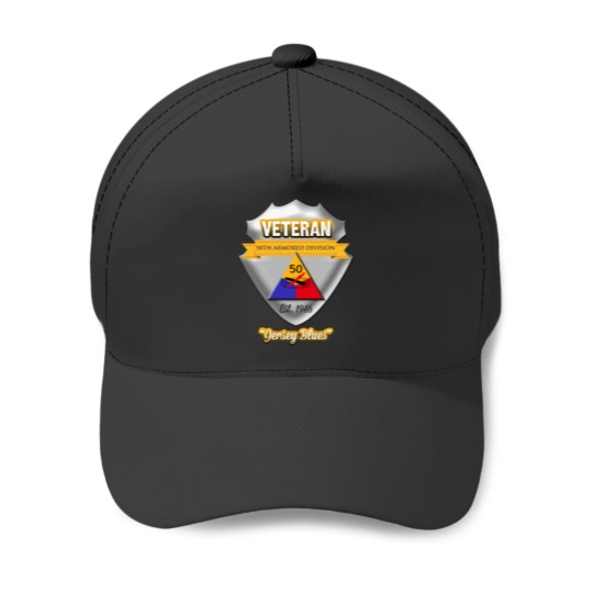 Discover Veteran 50th Armored Division Baseball Caps
