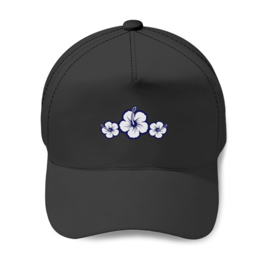 Discover Hawaiian Hibiscus Flowers - Surf & Sun Baseball Caps
