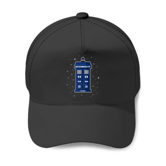 Discover Cheating Time and Space Baseball Caps