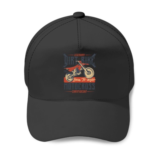 Discover Legendary Dirt Bike Motocross Championship 1969 Baseball Caps