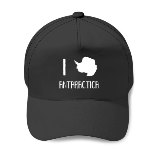 Discover I Love Antarctica South Pole Penguin Expedition Baseball Caps