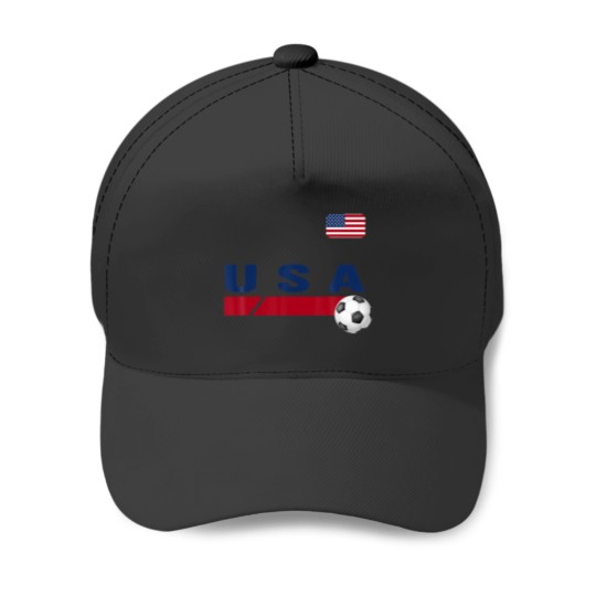 Discover USA - Support USA Soccer Baseball Caps