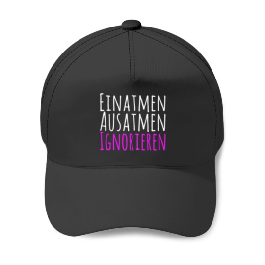 Discover Womens Inhale Exhalation Ignore Women I Meme Anti Baseball Caps