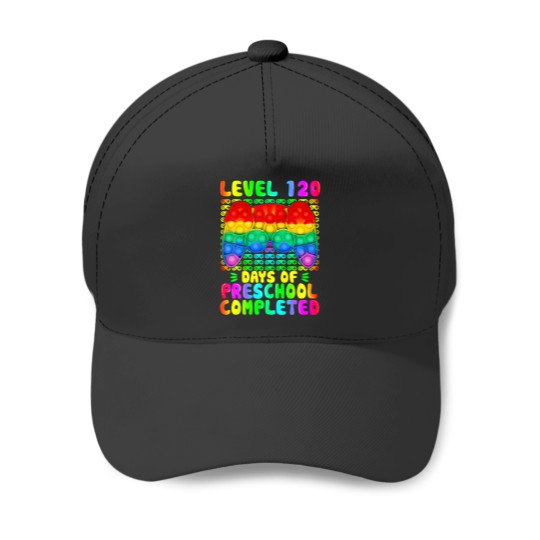 Discover Level 120 Days Of Preschool Completed Video Game P Baseball Caps