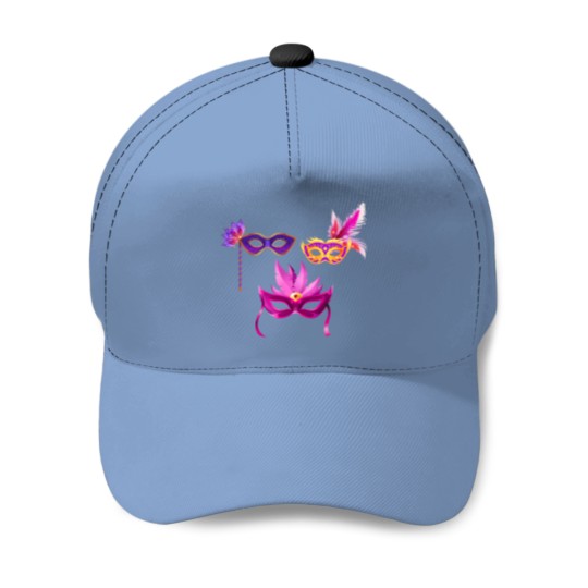 Discover Venice Carnival Mask Brazilian Carnival Mardi Gras in New Orleans Baseball Caps