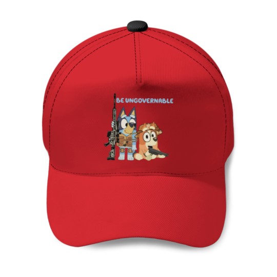 Discover BlueyDad Be Ungovernable Baseball Caps | BlueyDad And Bingo Family Baseball Caps