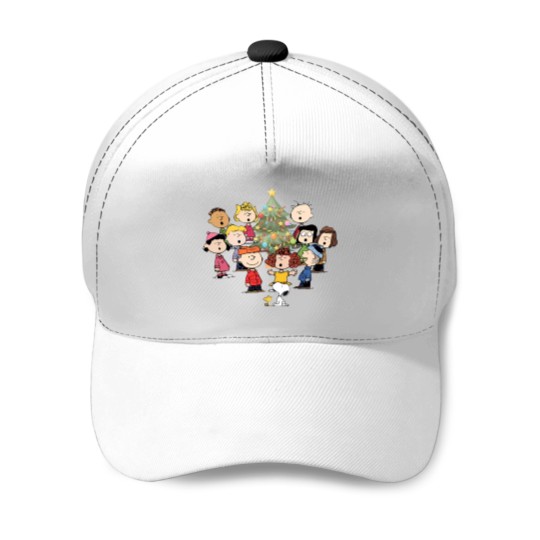 Discover Snoopy Christmas Tree Baseball Caps, Snoopy And Woodstock Christmas