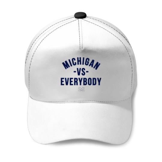 Discover Michigan Vs Everybody Baseball Caps, Wolverines Football Fan Gear, College Team Baseball Caps