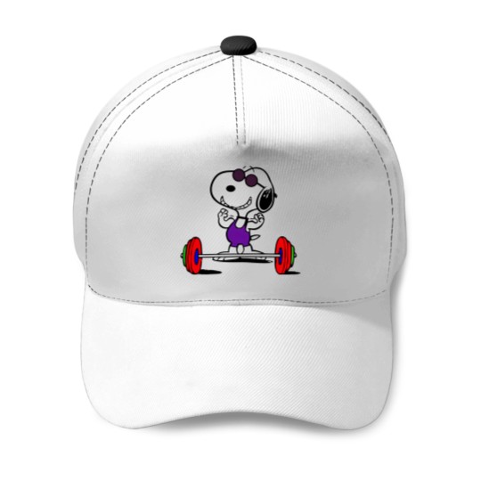 Discover Snoopy Weightlifting Baseball Caps