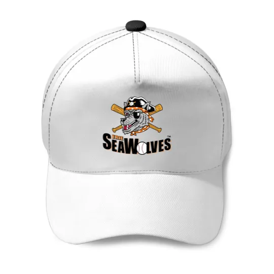 Discover erie seawolves logo Baseball Caps