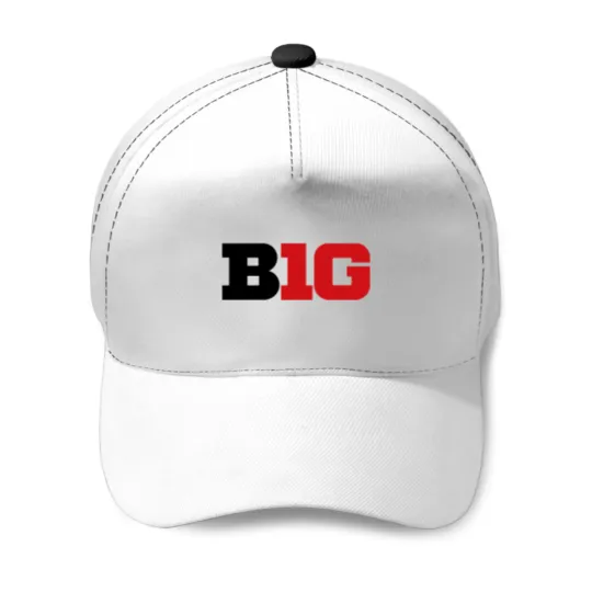 Discover big ten logo- wisconsin colors Baseball Caps