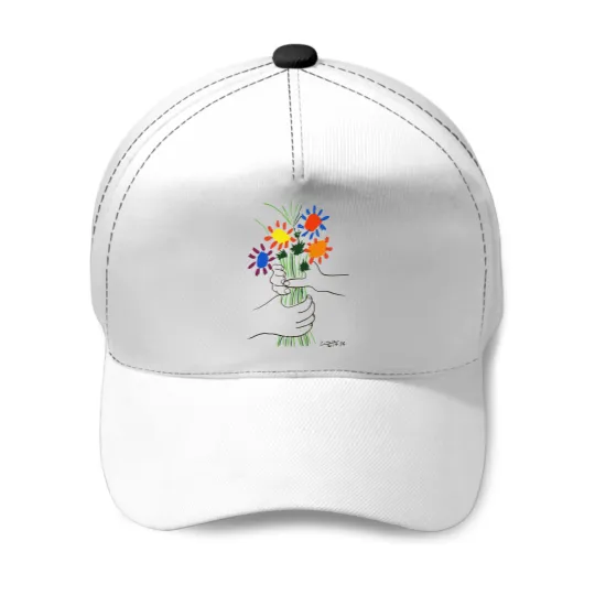 Discover Flowers Bouquet by Pablo Picasso Baseball Caps
