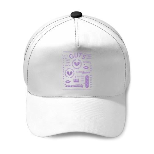 Discover Olivia Rodrigo Guts Graphic Fan Baseball Caps, Music Album Baseball Caps