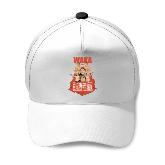 Discover Wakamotoharu and Wakatakakage Japanese sumo wrestlers Baseball Caps