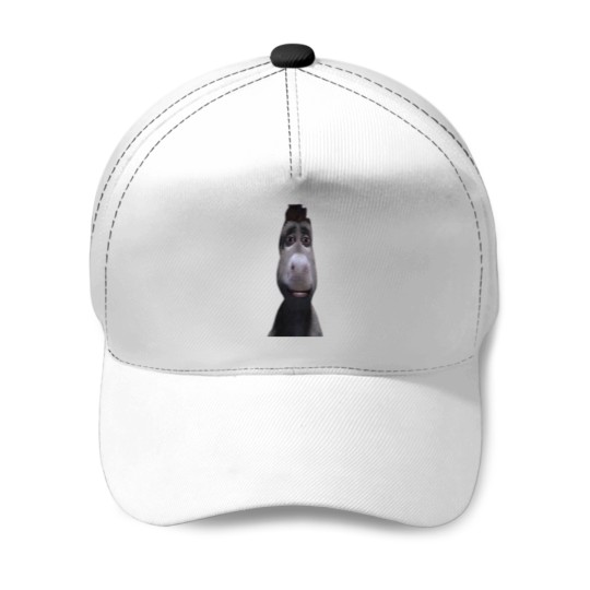 Discover Staring Donkey from shrek Baseball Caps