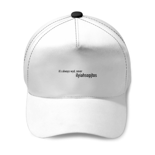 Discover so please just this once stay Baseball Caps