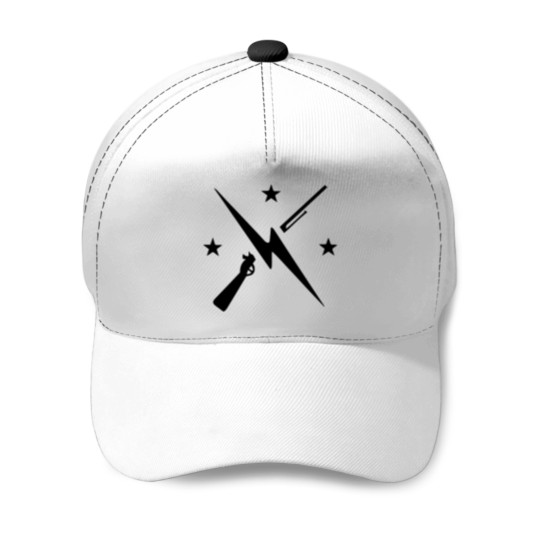 Discover Minutemen small logo Baseball Caps