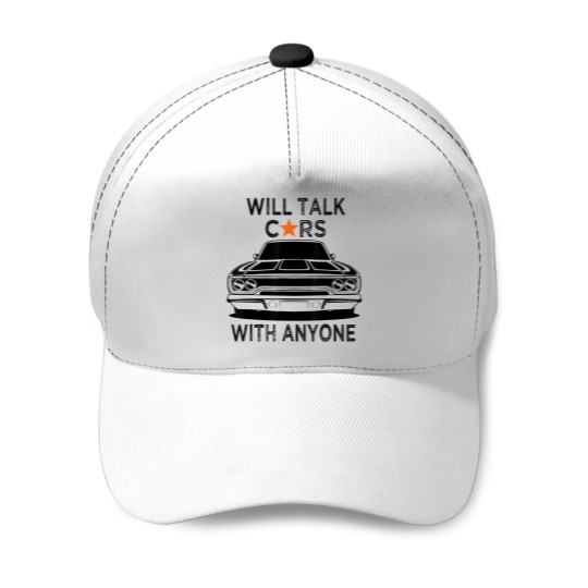 Discover Will talk car with anyone automobilet (1) Baseball Caps