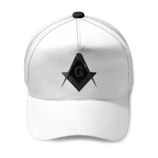 Discover Masonic Square & Compass Stealth Modern Freemason Baseball Caps
