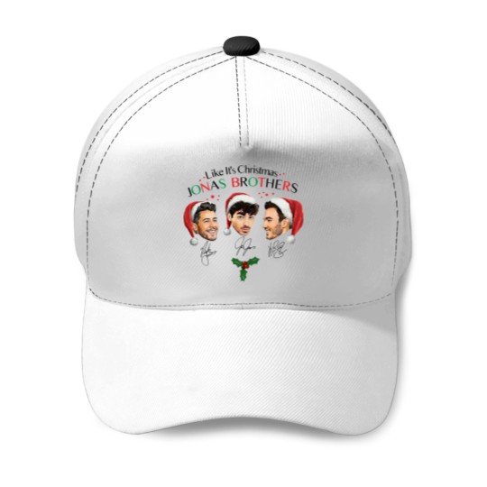 Discover Like It's Christmas Jonas Brothers Baseball Caps Unisex Baseball Caps For Men Women S-5XL
