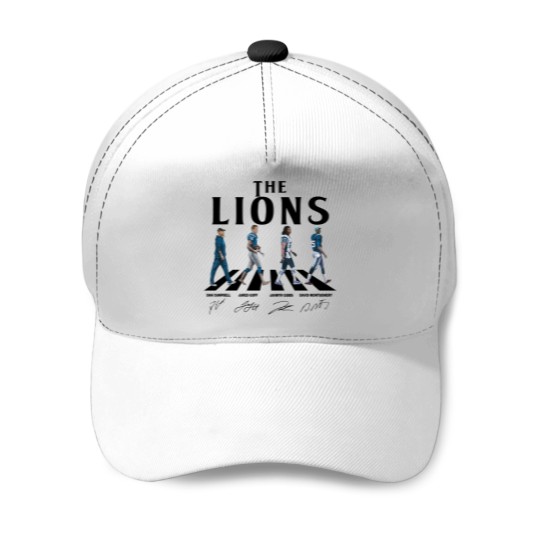 Discover Lions Walking Abbey Road Signatures Football Baseball Caps