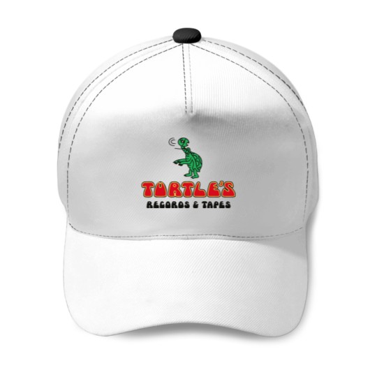 Discover Turtle's Records n Tapes Baseball Caps