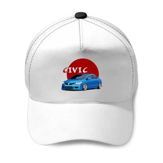 Discover Civic SI blue Baseball Caps