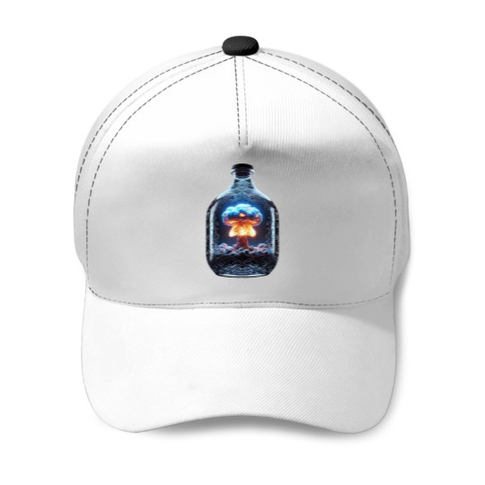 Discover Explosion in a bottles -png Baseball Caps