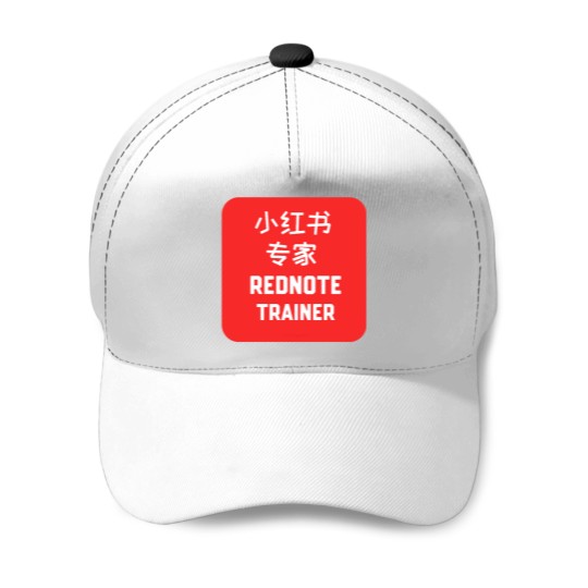 Discover Rednote Trainer Baseball Caps
