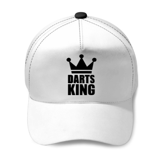 Discover darts king Baseball Caps