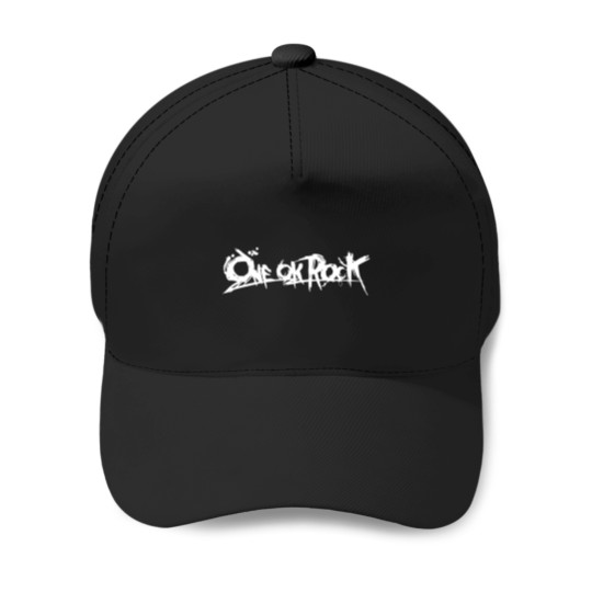 Discover ONE OK ROCK BANNER (White) Baseball Caps