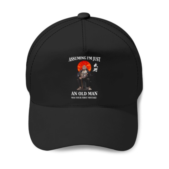 Discover Beware of an old man in a profession where men Baseball Caps