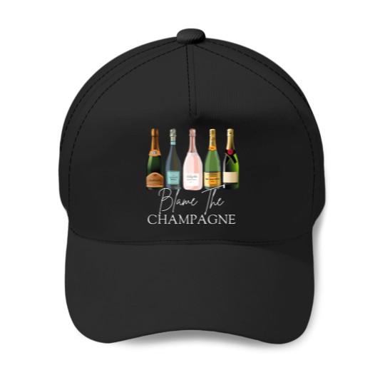 Discover blame the champagne, champagne bottles day drinking mimosa Baseball Caps