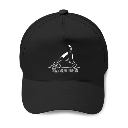 Discover Downward Human Baseball Caps, Yoga Baseball Caps, Funny Yoga Baseball Caps, Funny T Punny Baseball Caps, Girl Gym, Dog Lover Puppy