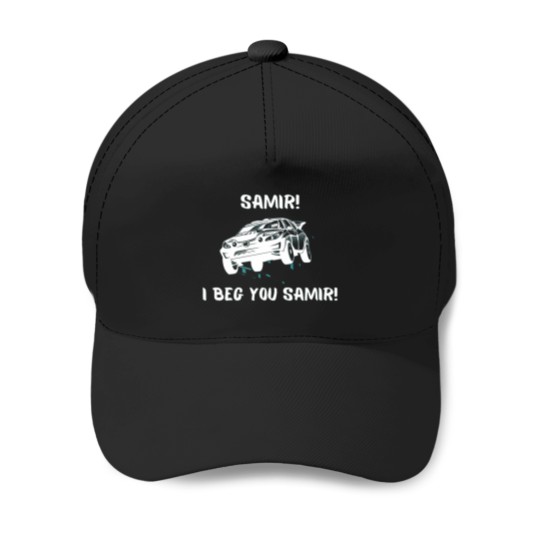 Discover I Beg You Samir!Funny Rally Racing Design Active Baseball Caps