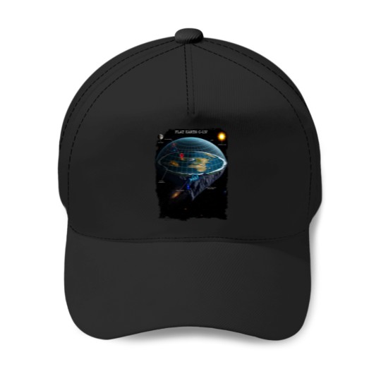 Discover Flat Earth C-139 Baseball Caps