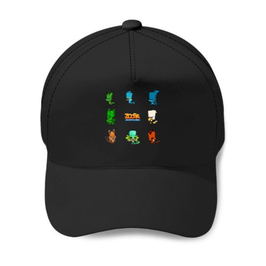 Discover zooba battle arena pack Baseball Caps