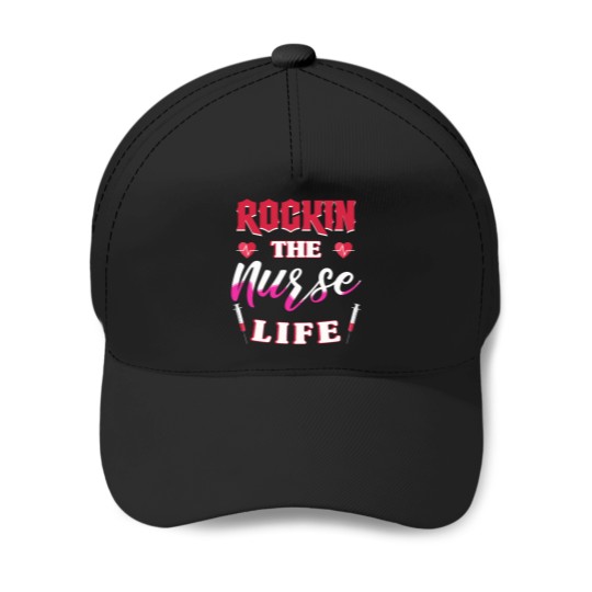 Discover Rockin' The Nurse Life - Chemistry Pun memes Baseball Caps