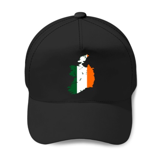 Discover Flag Map of Ireland Baseball Caps