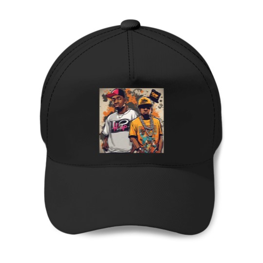 Discover Cartoon Chronicles of Hip Hop Baseball Caps
