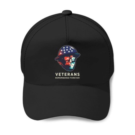 Discover Veterans Remember Forever Usss armyss flags Style Baseball Caps